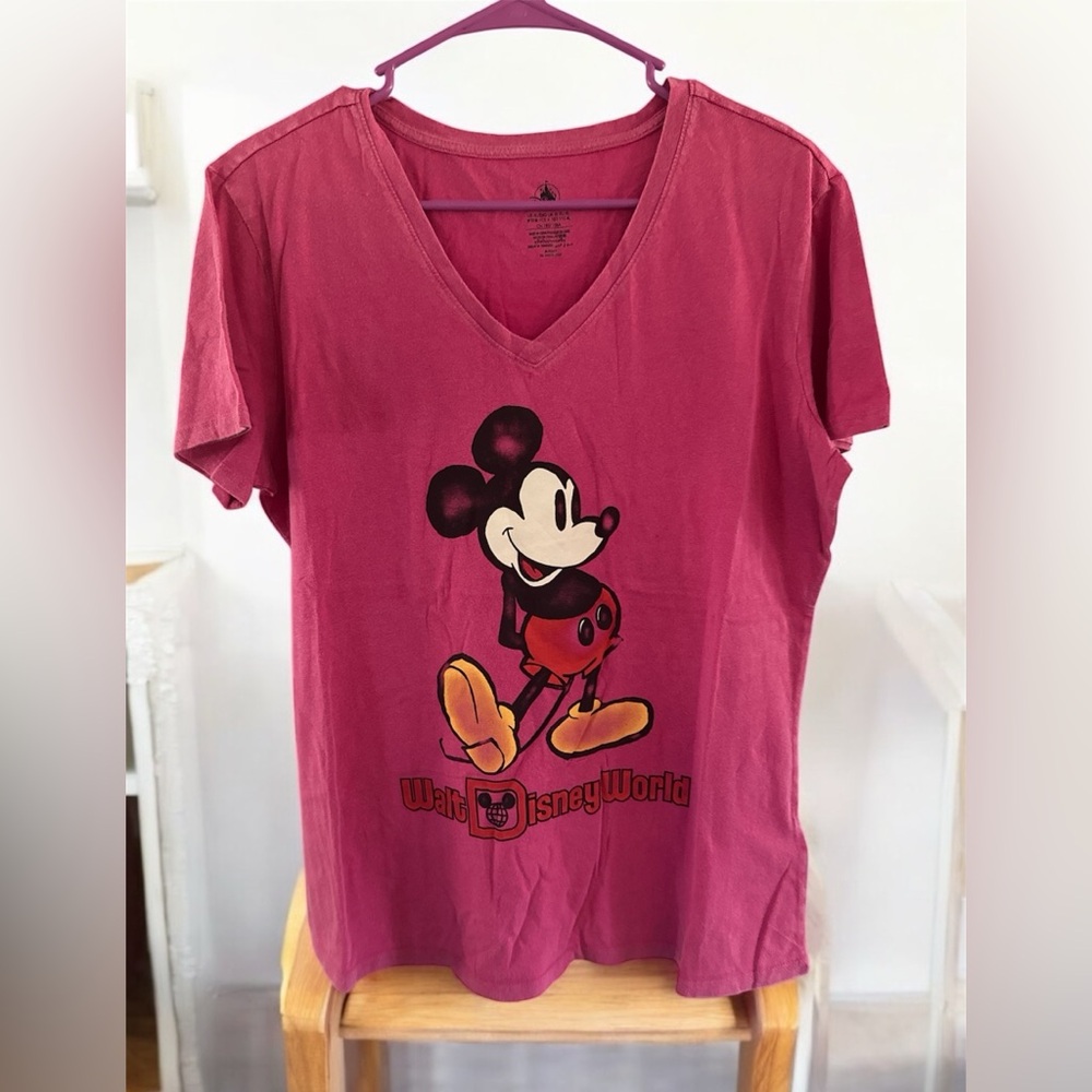 Disney World Mickey‎ Mouse Pink T-Shirt